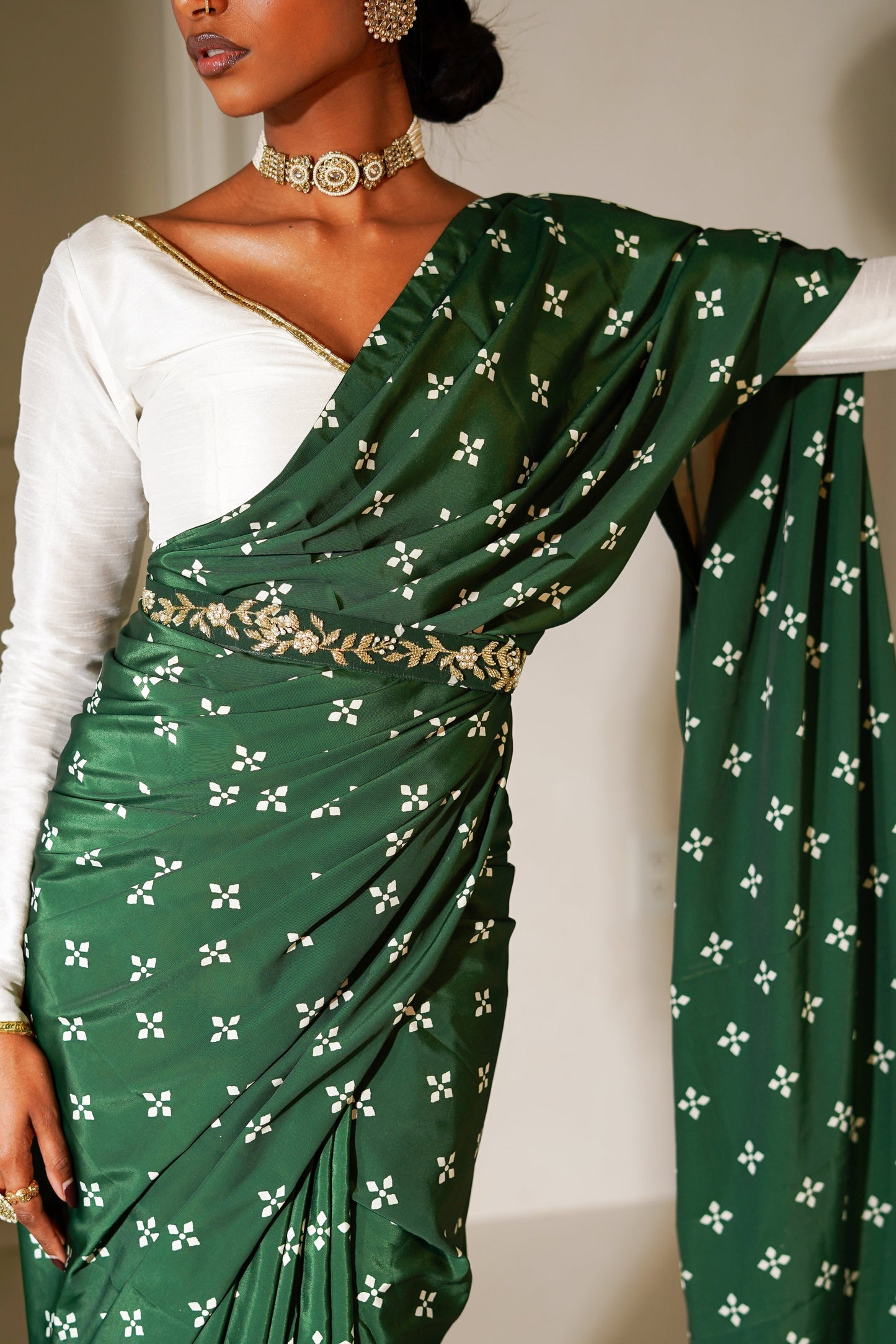 Fern Lustraire Easy-Drape Saree