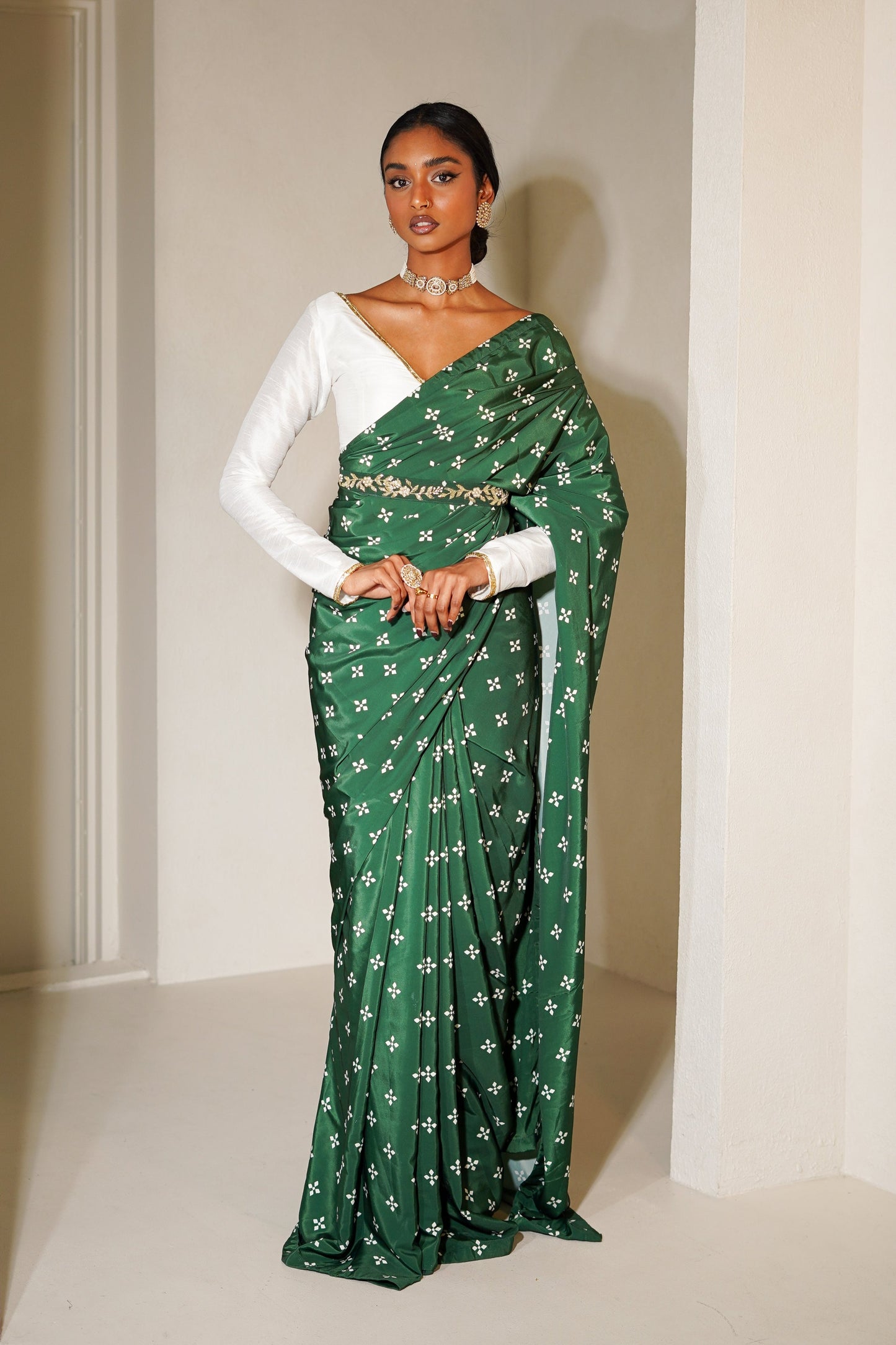 Fern Lustraire Easy-Drape Saree