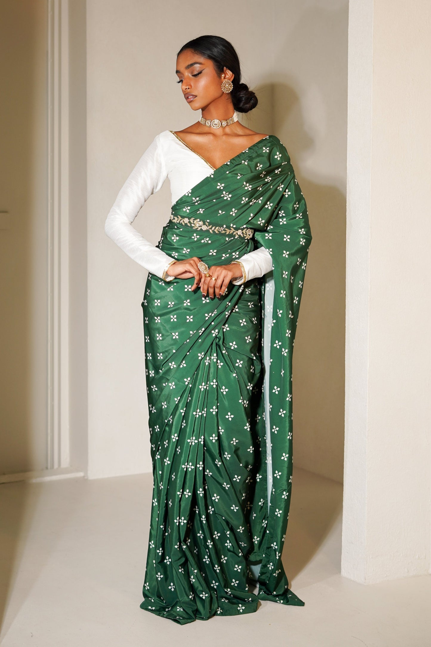 Fern Lustraire Easy-Drape Saree