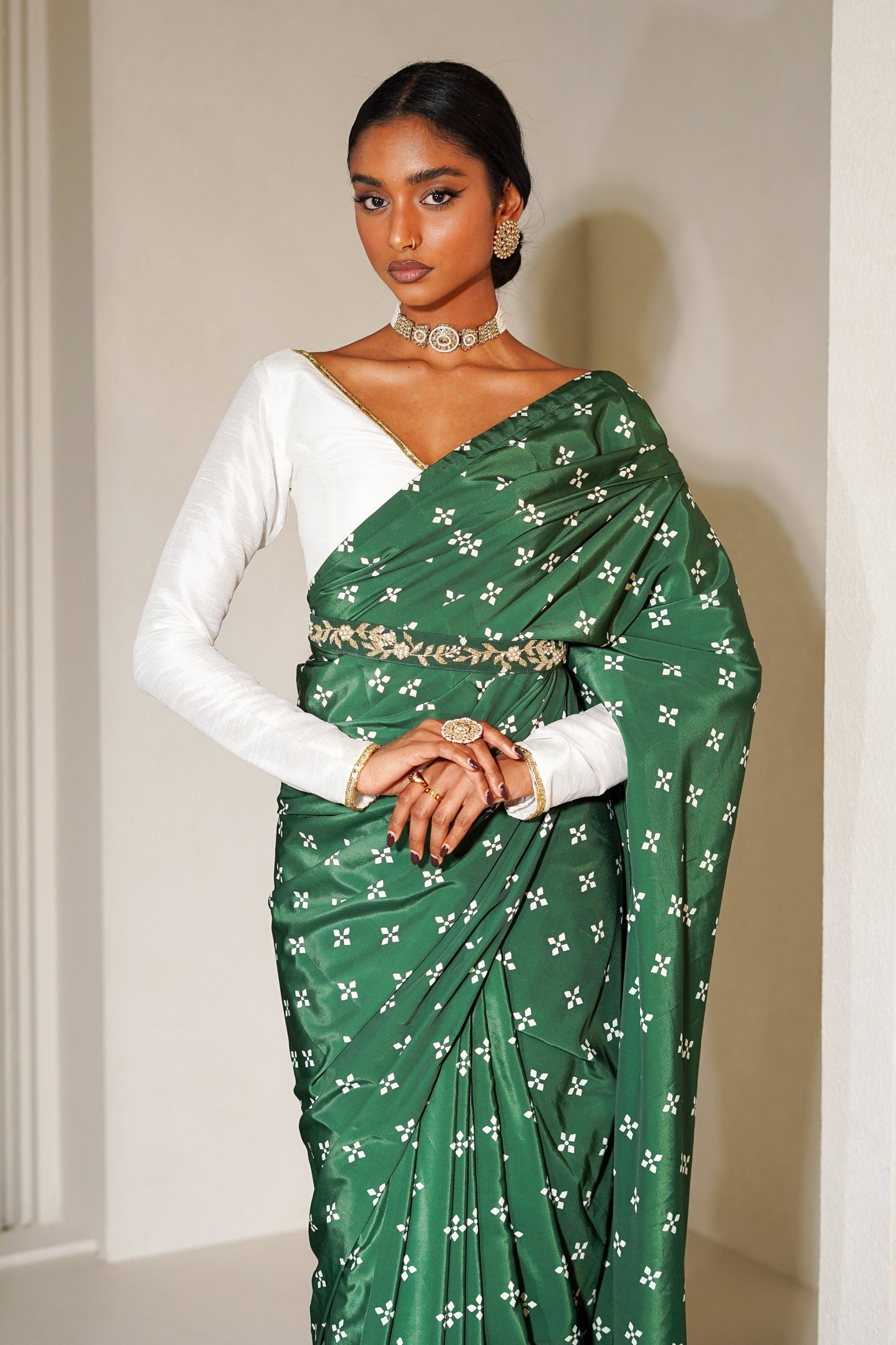 Fern Lustraire Easy-Drape Saree