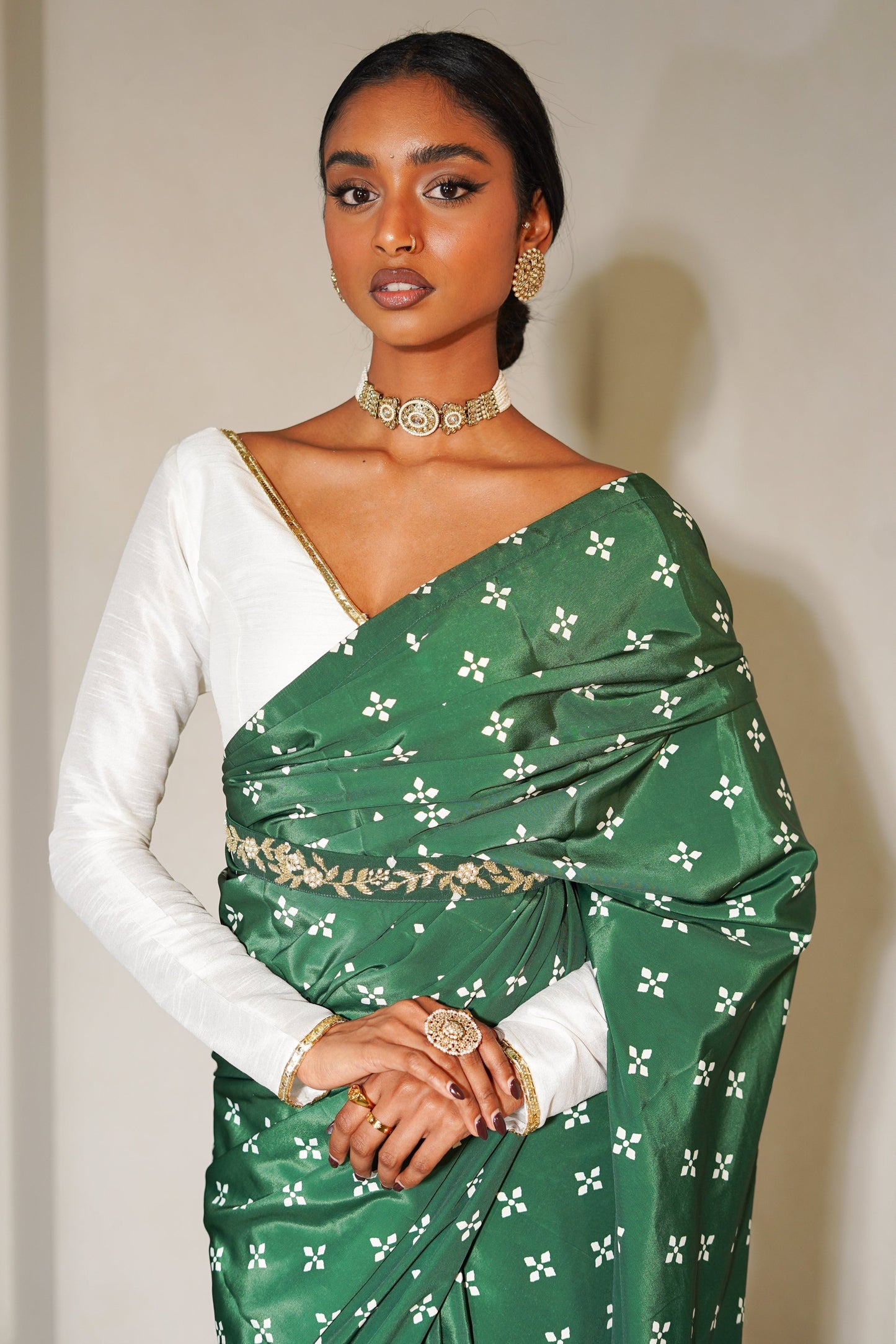 Fern Lustraire Easy-Drape Saree