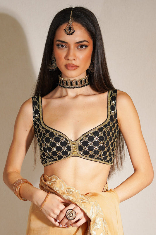 Gilded Kohl Handwork Blouse