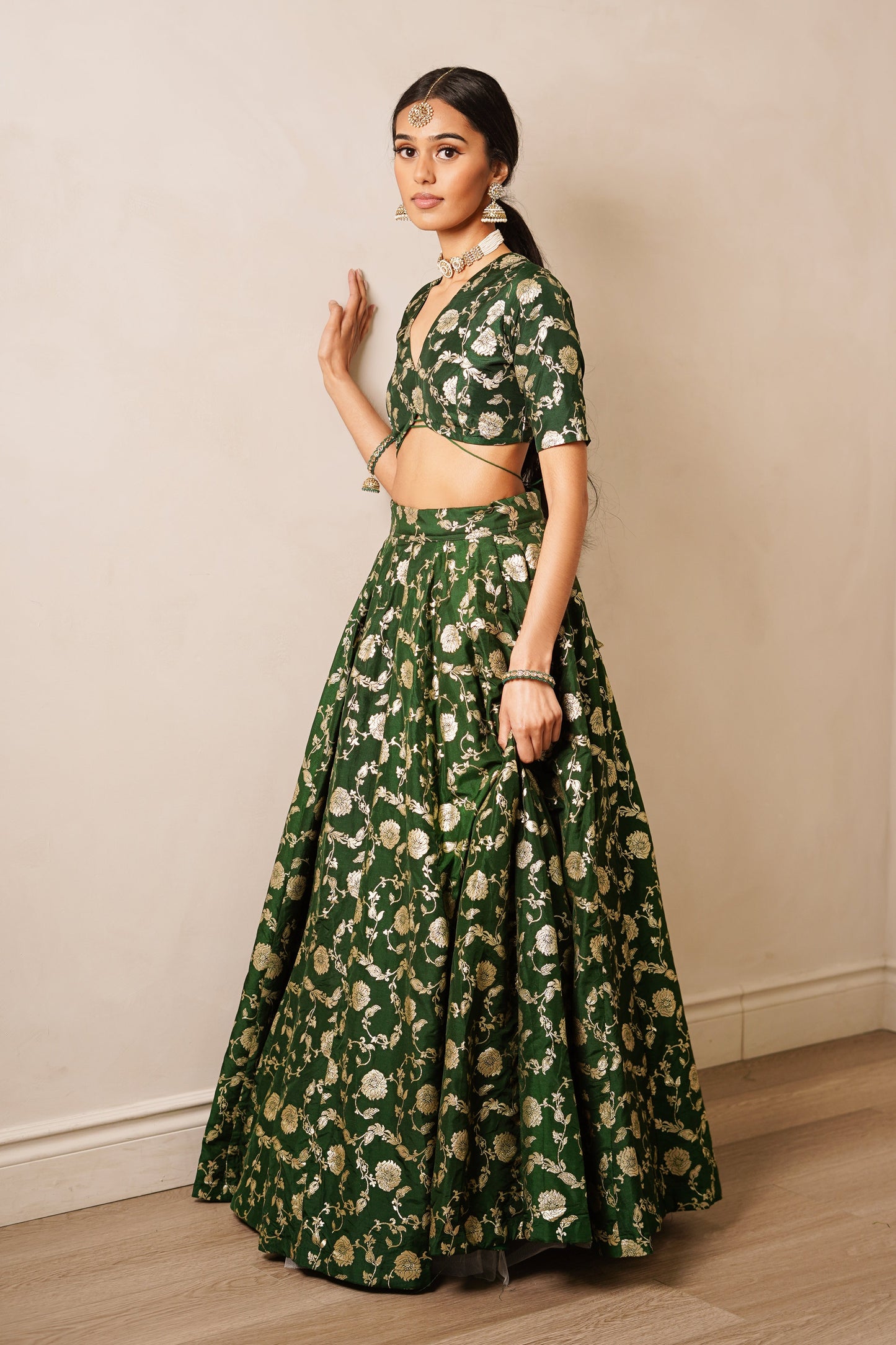 Emerald Dahlia Skirt