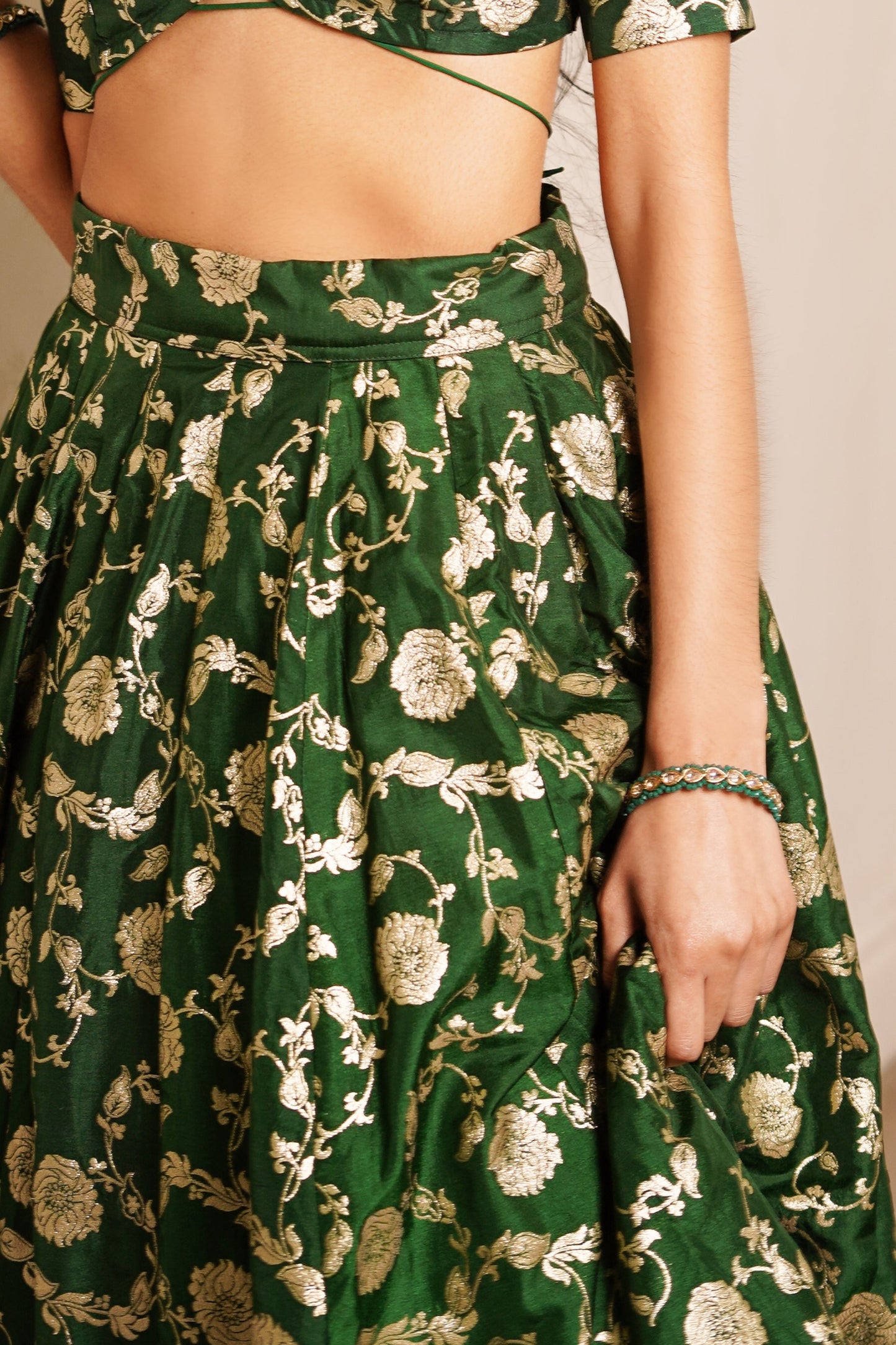 Emerald Dahlia Skirt