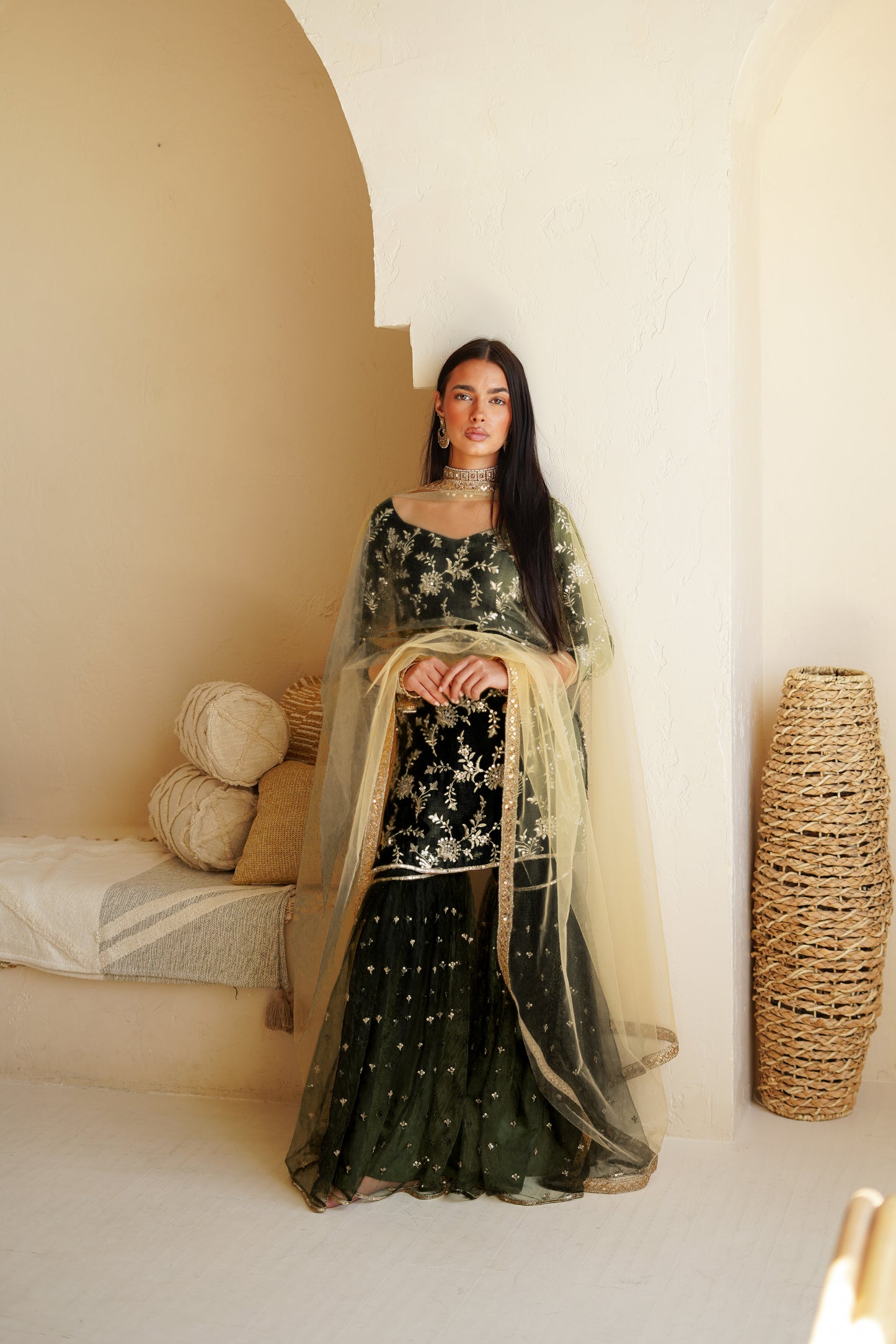 Onyx Sitara Suit and Dupatta