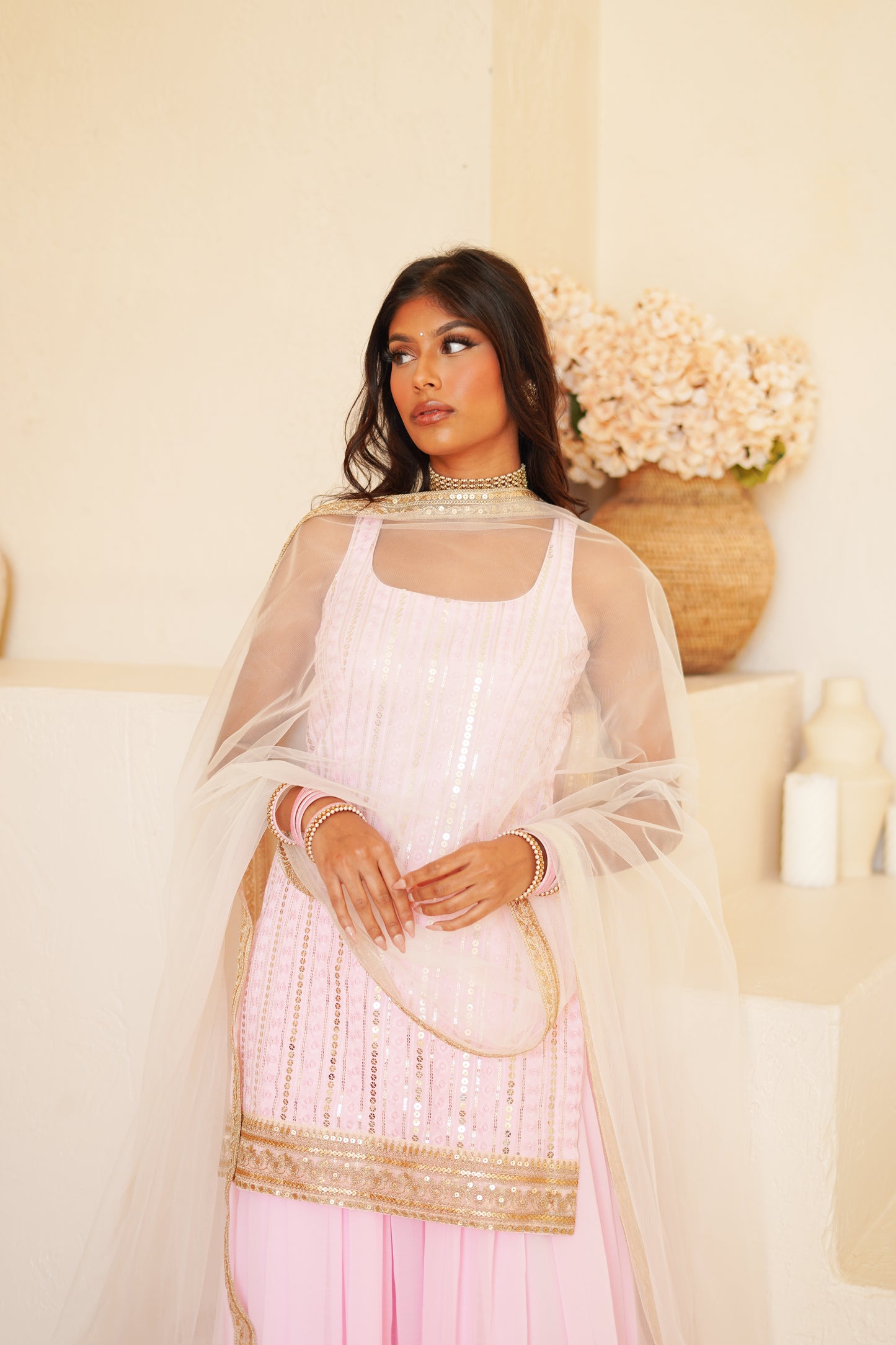 Pink Amethyst Suit and Dupatta