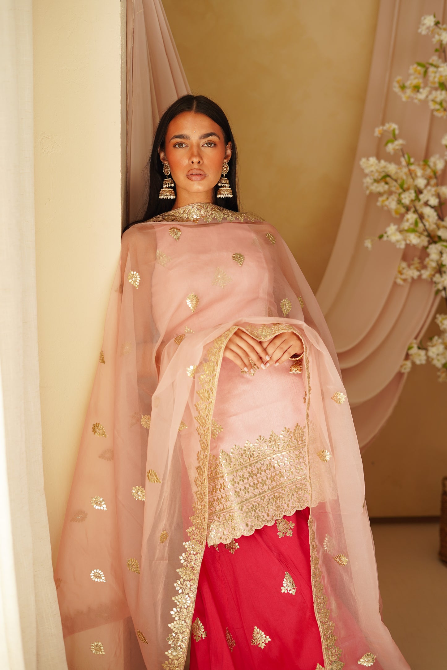 Rose Harmony Mandala Suit and Dupatta