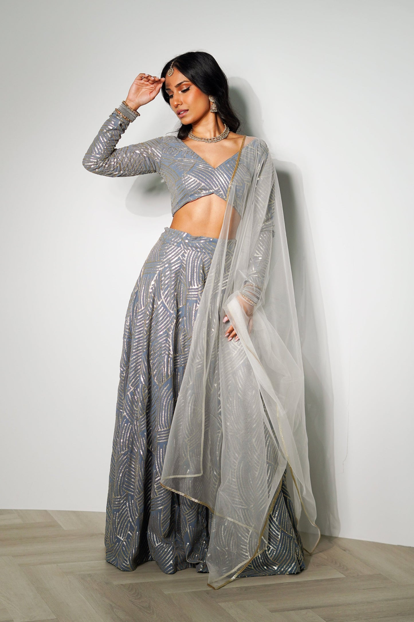 Grey Divya Skirt