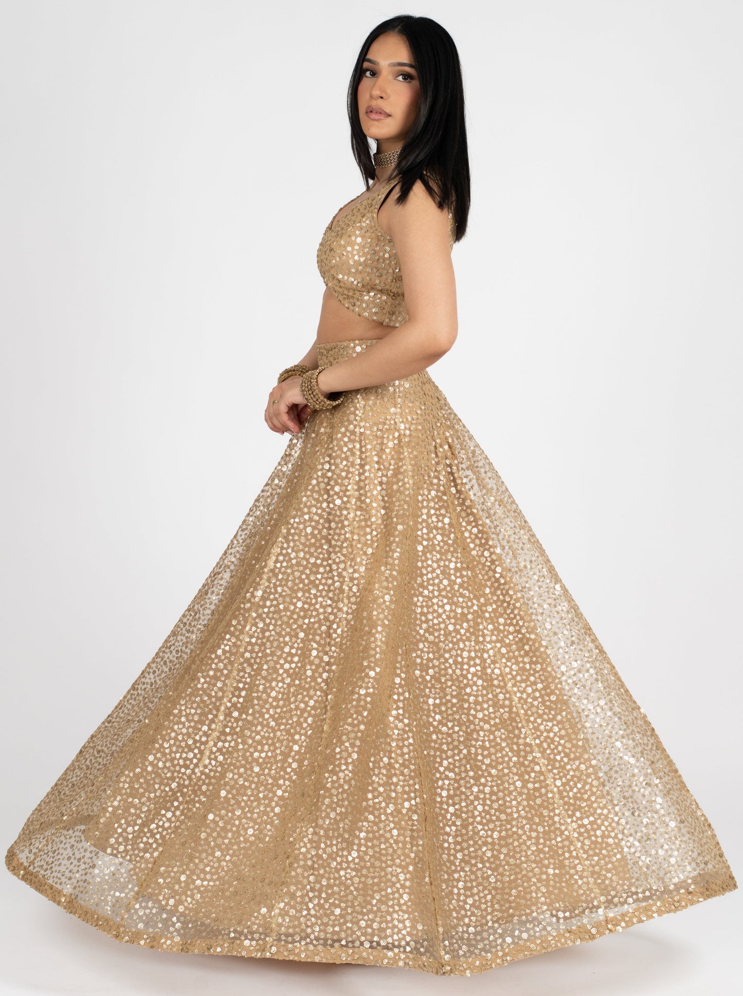 Gold Sitara Skirt