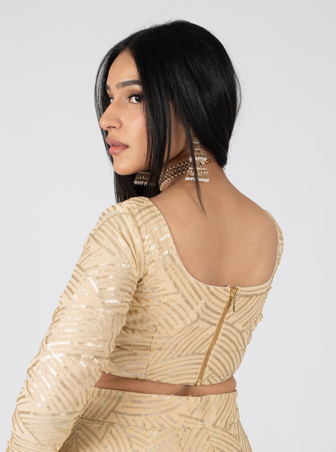 Champagne Divya Blouse