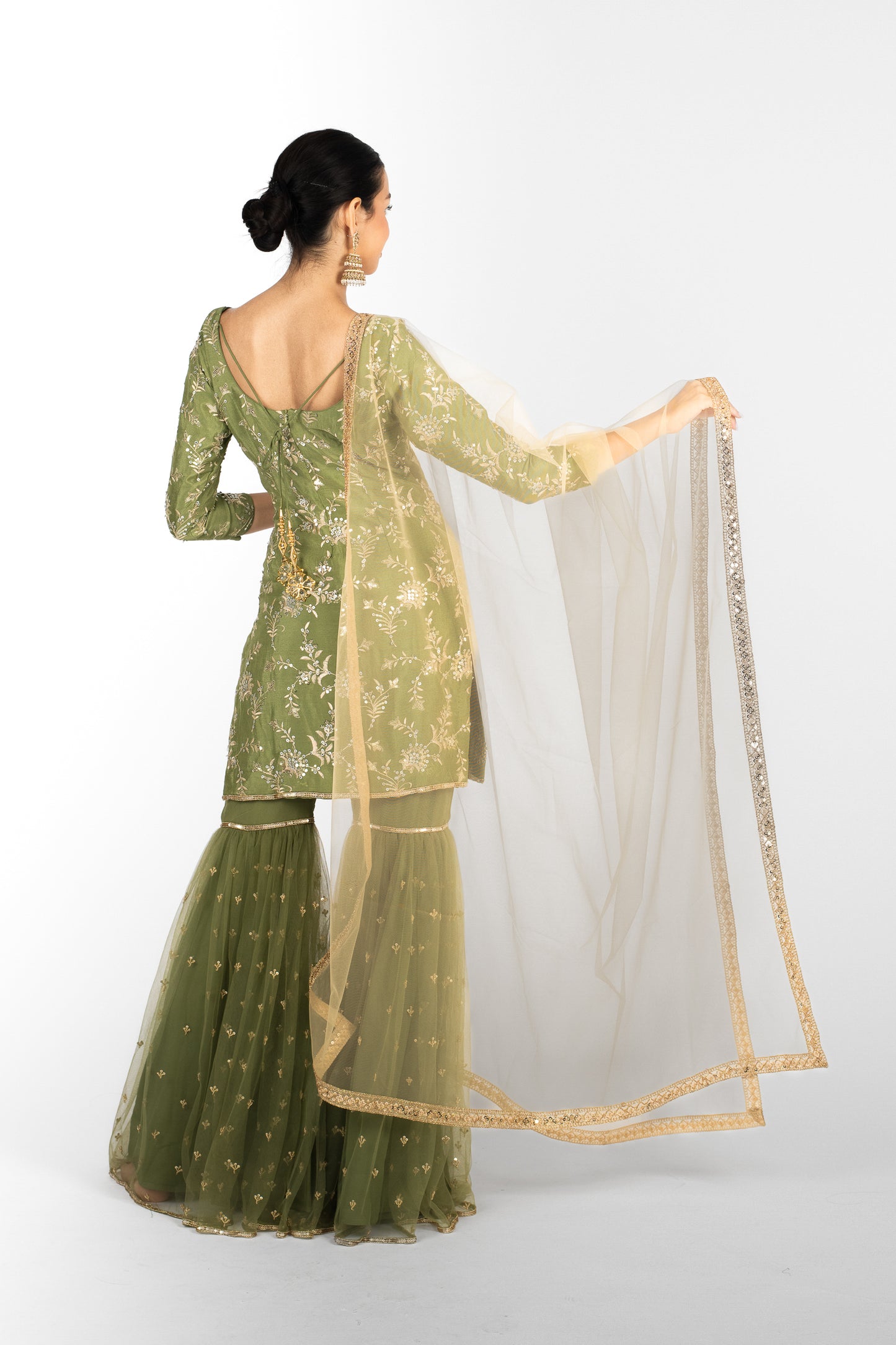 Sage Sitara Suit and Dupatta