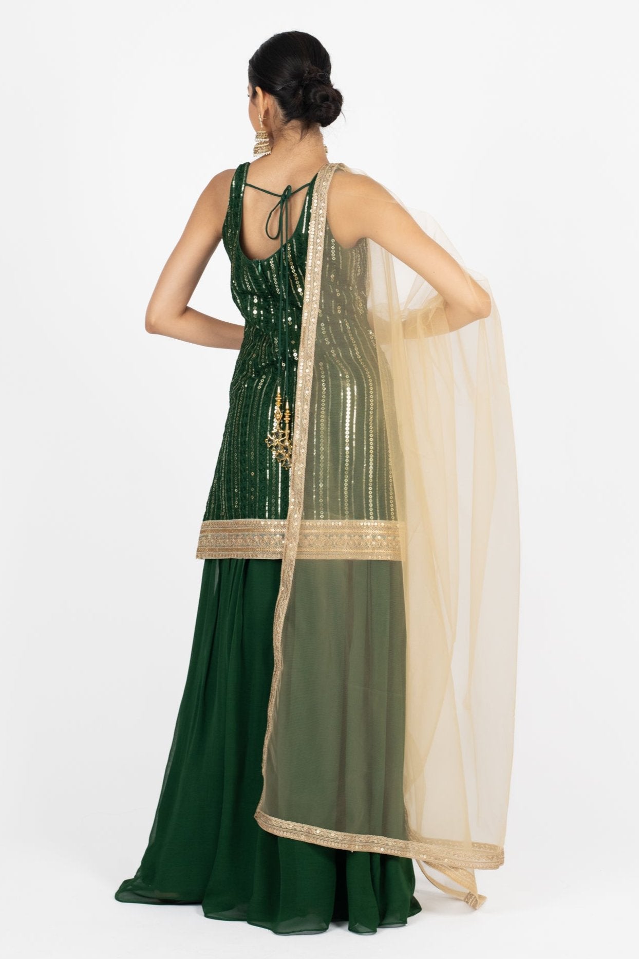 Emerald Amethyst Suit and Dupatta