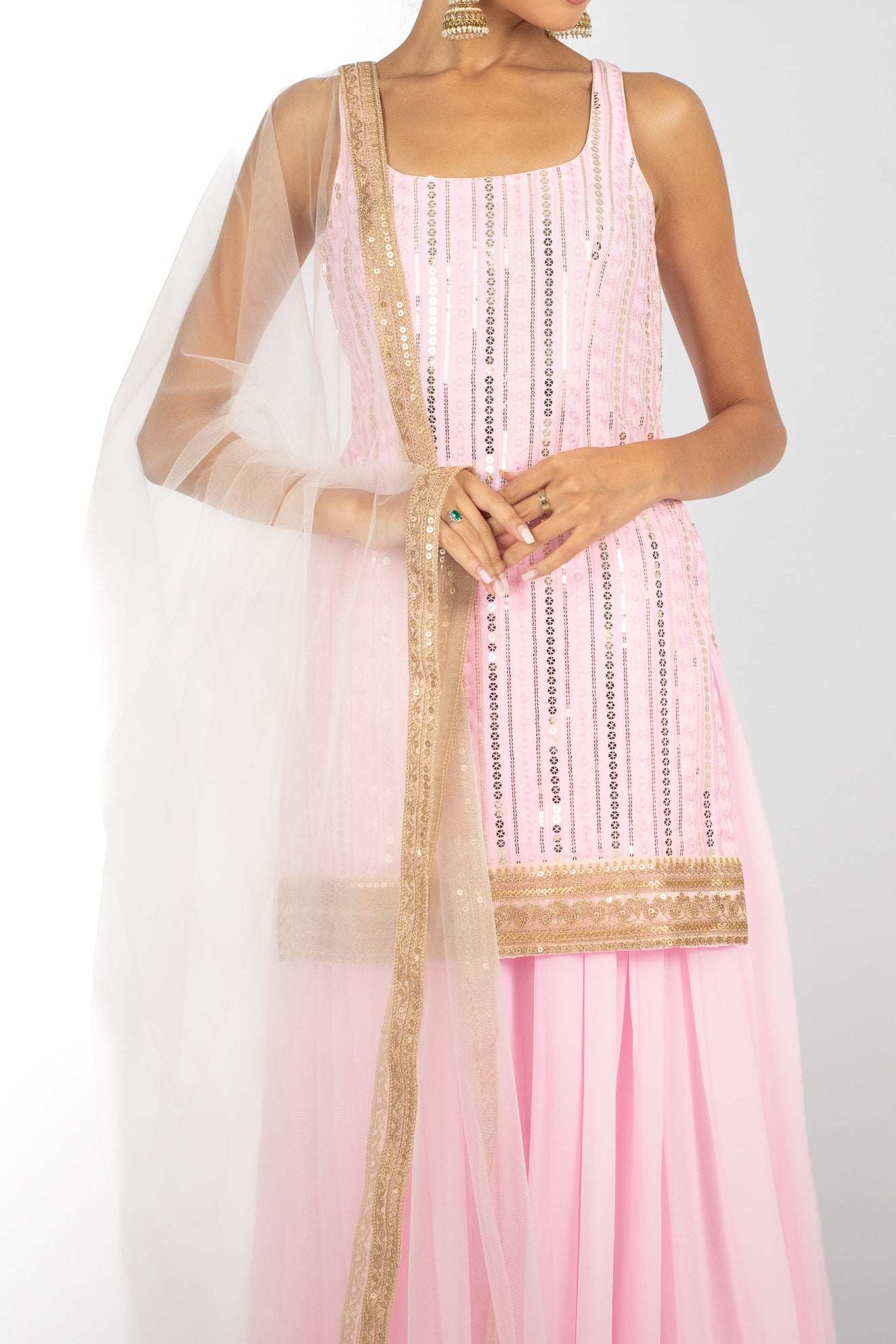 Pink Amethyst Suit and Dupatta