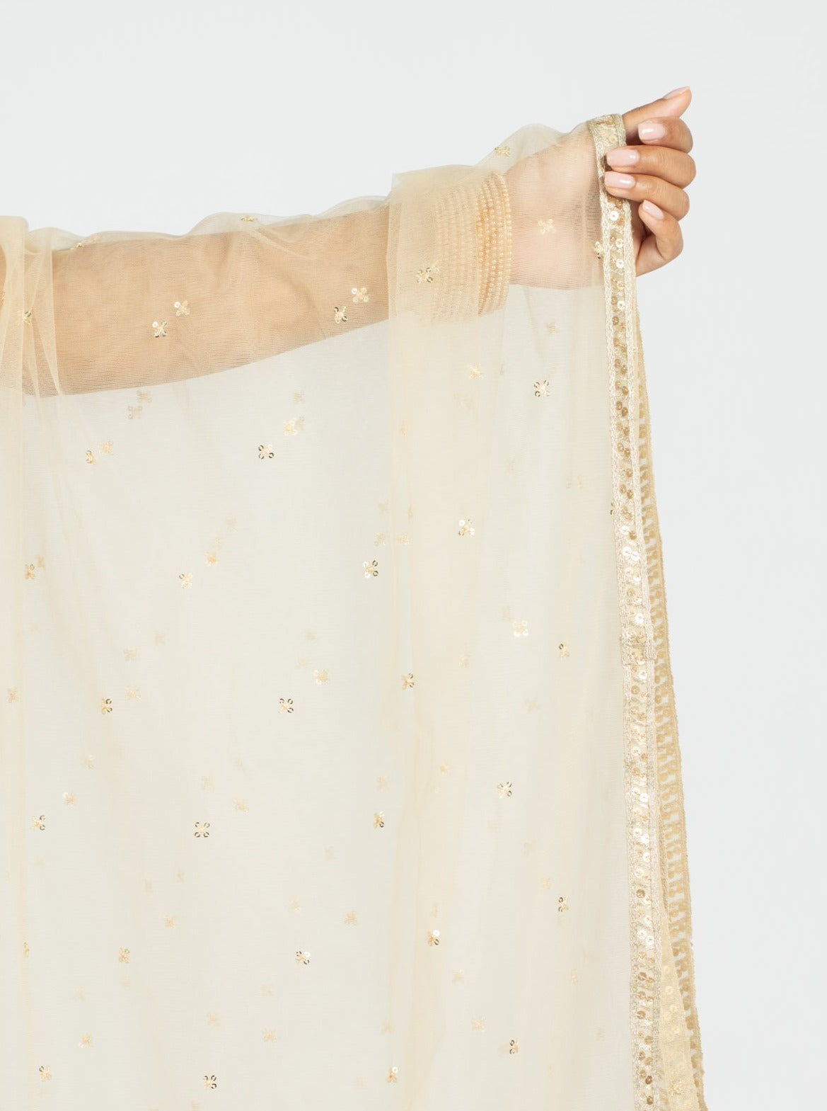 Champagne Cluster Dupatta