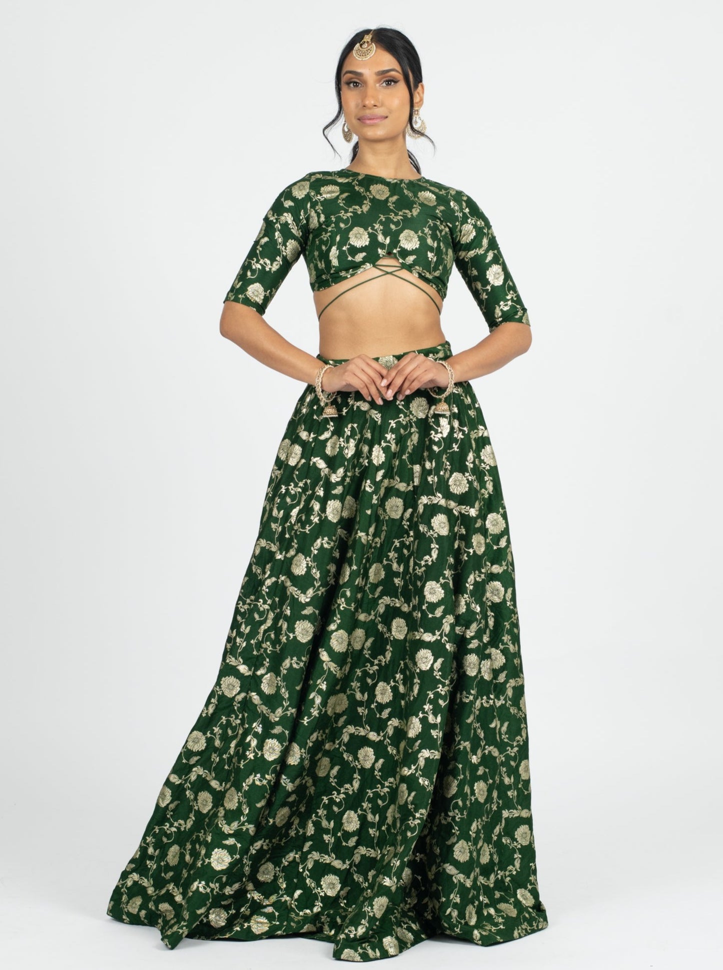 Emerald Dahlia Skirt