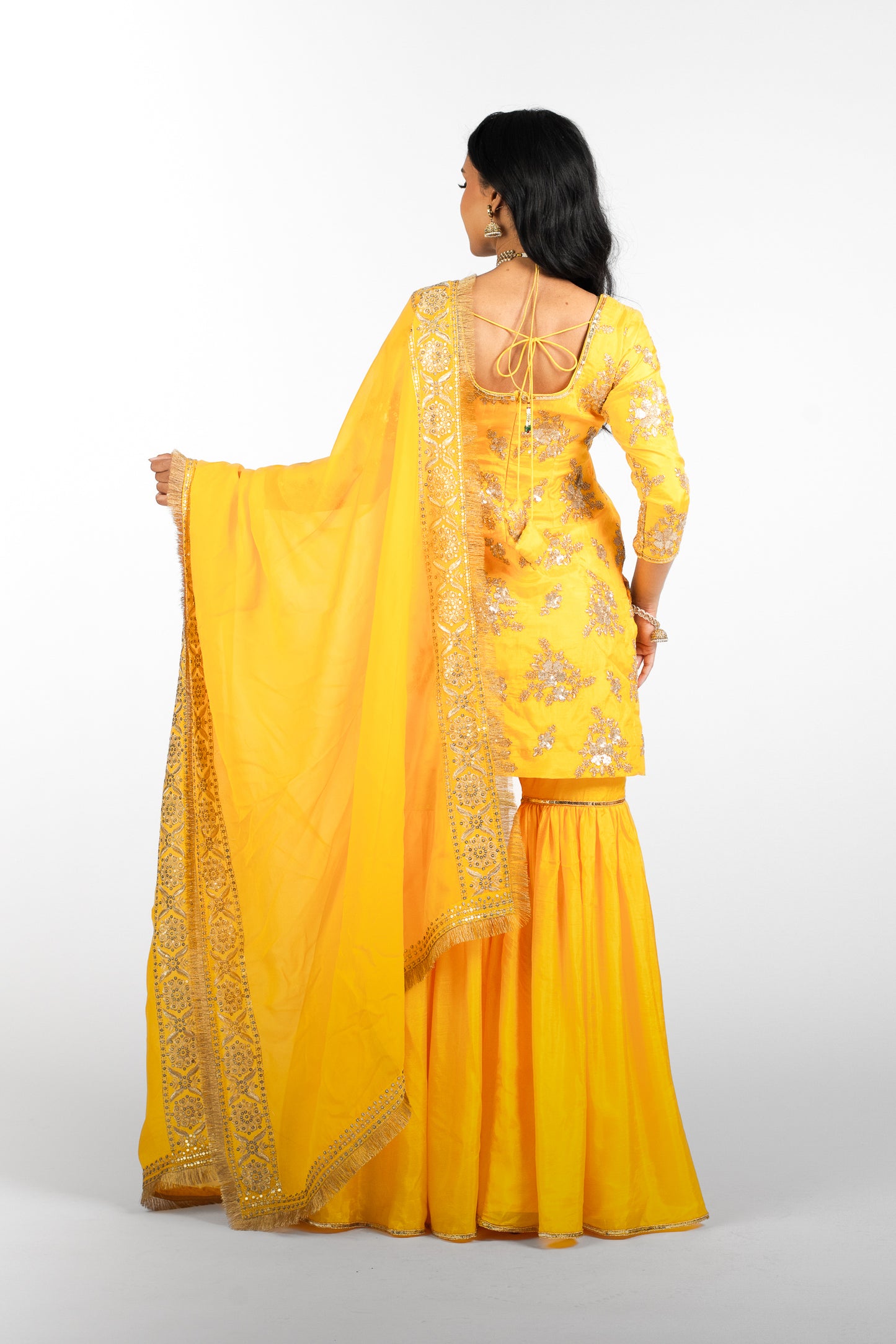 Marigold Ryna Suit and Dupatta