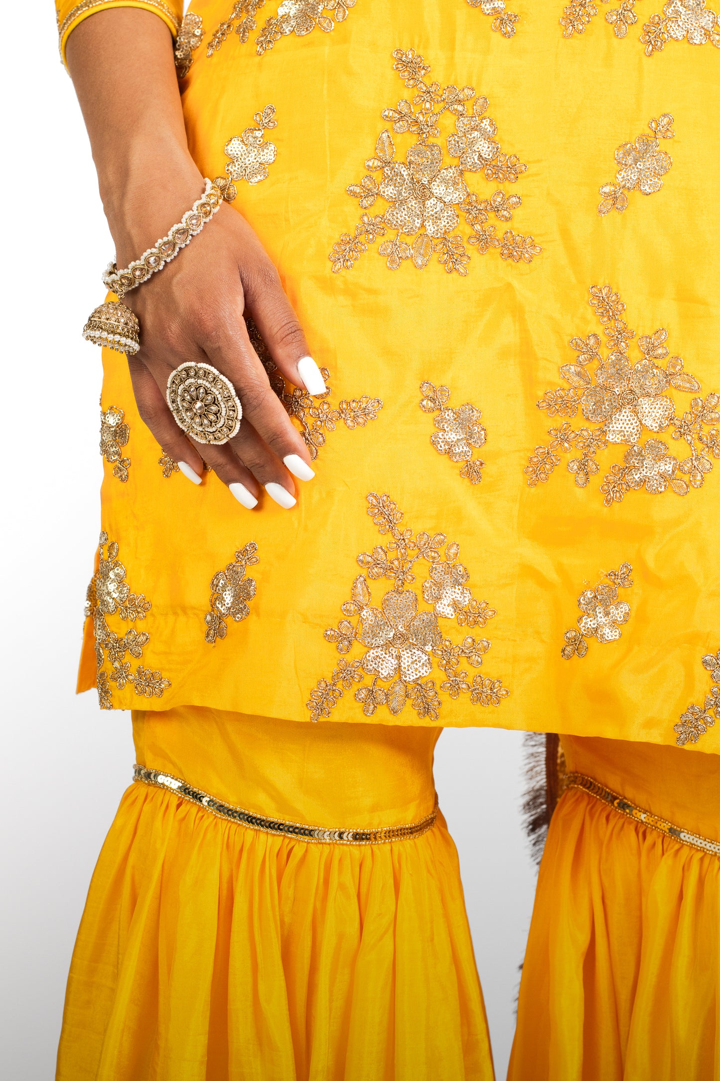 Marigold Ryna Suit and Dupatta