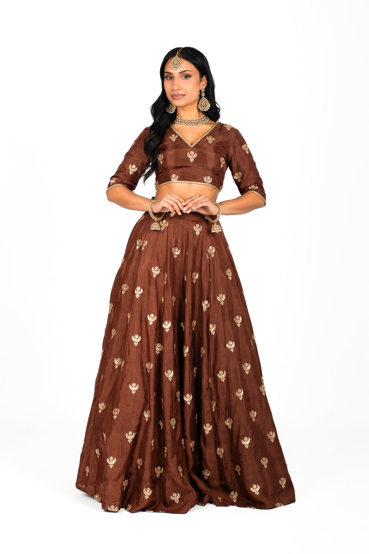 Brown Heritage Skirt