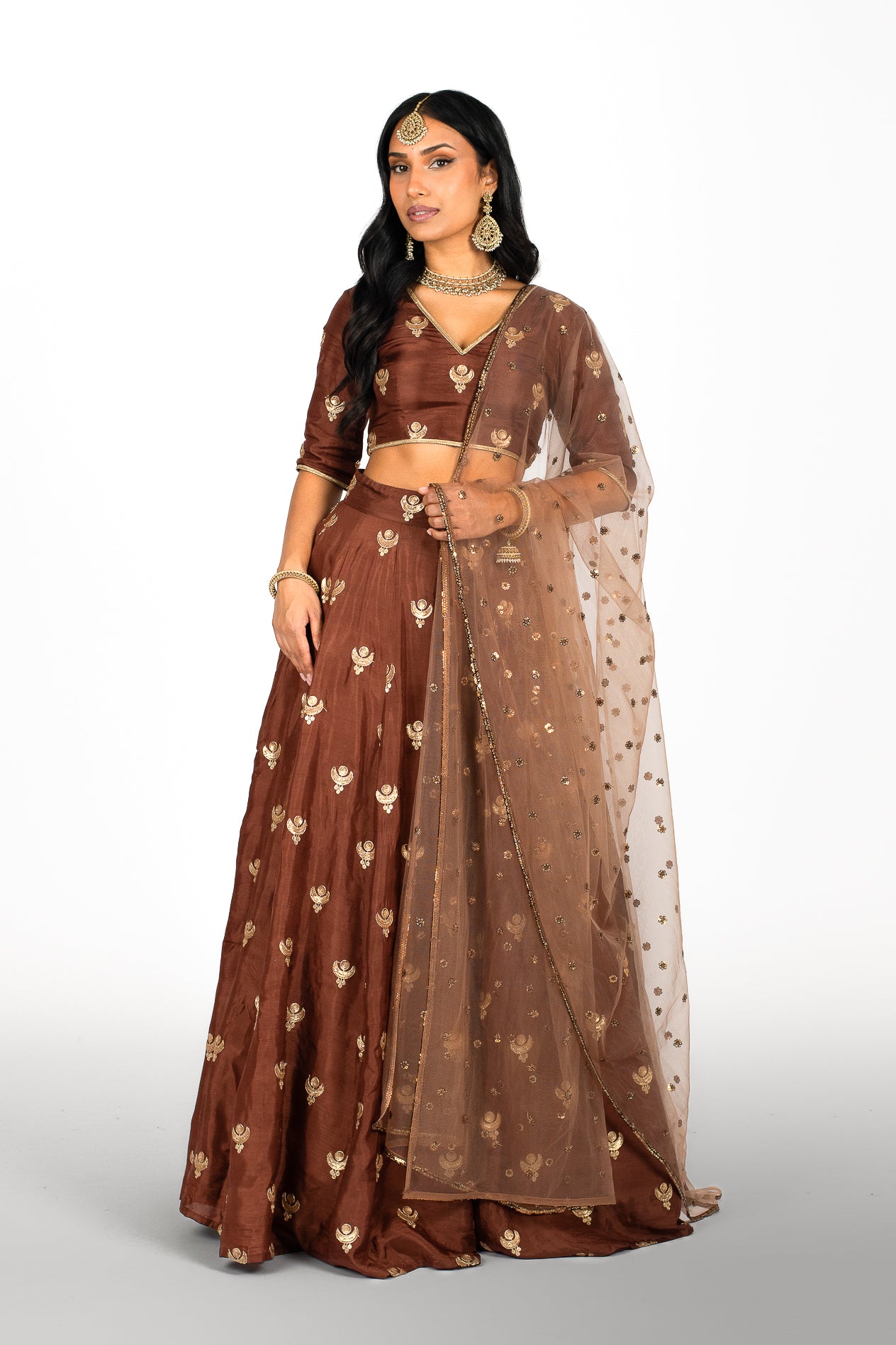 Brown Heritage Skirt