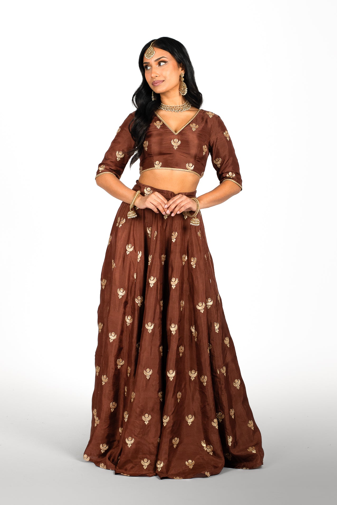 Brown Heritage Skirt