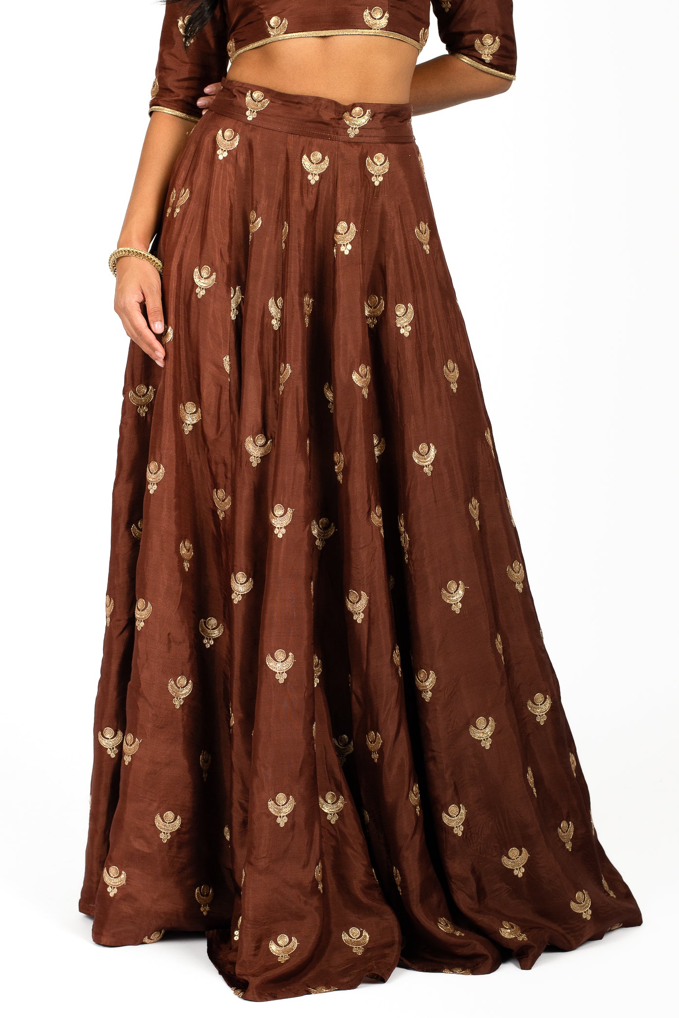 Brown Heritage Skirt