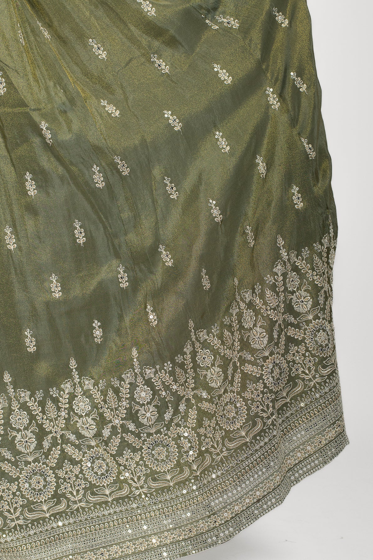 Moss Sheen Skirt