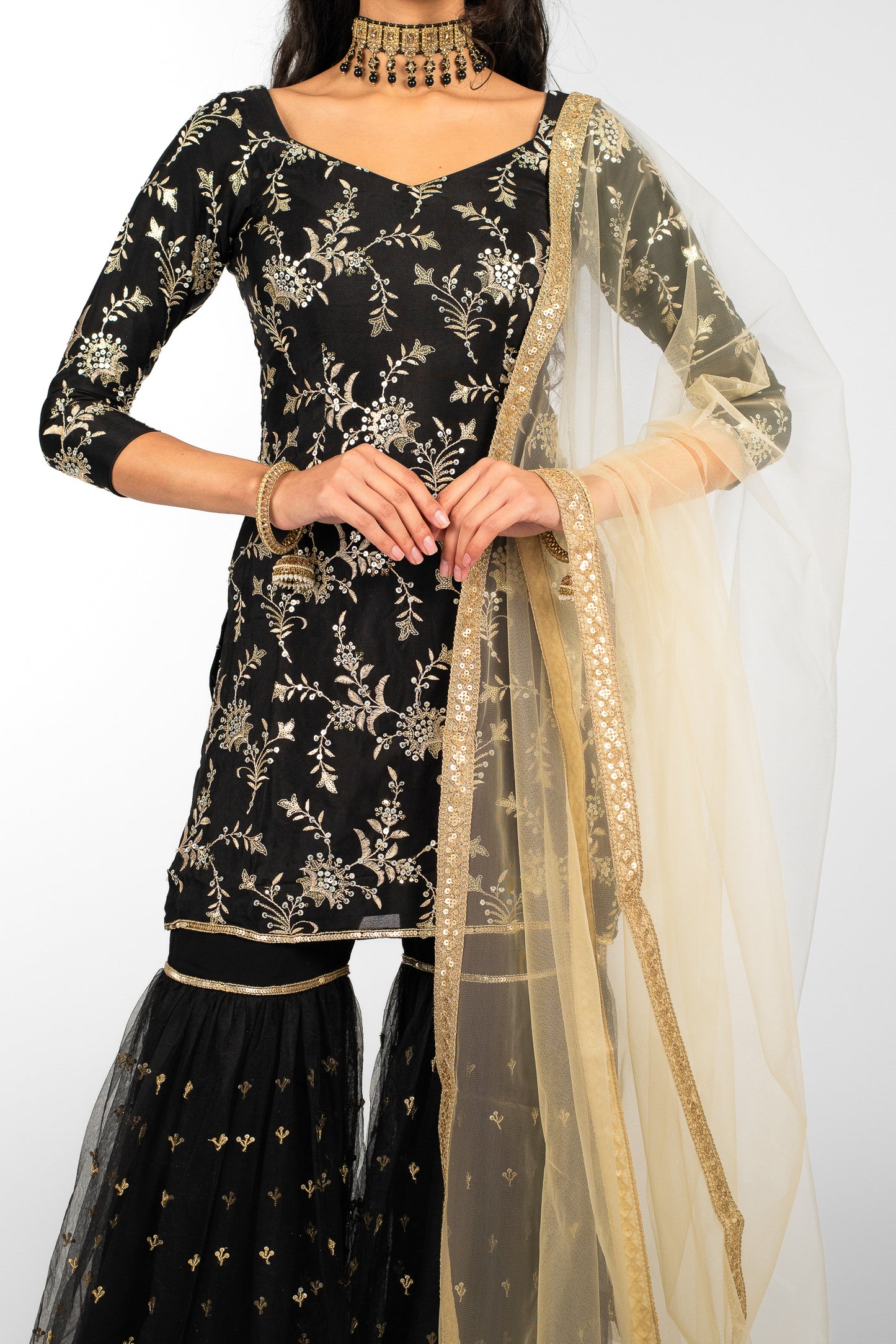 Onyx Sitara Suit and Dupatta