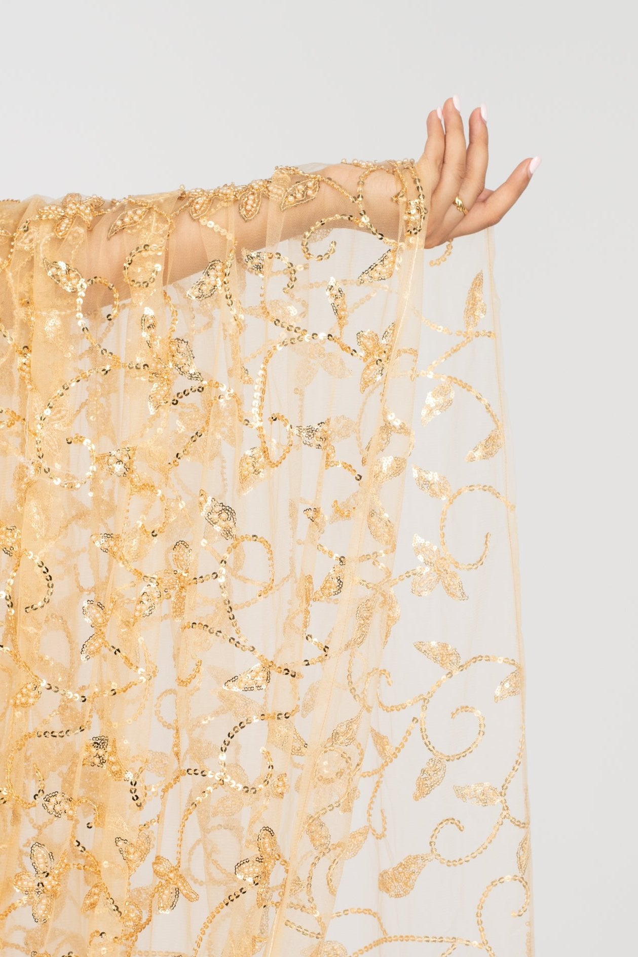 Gold Raina Easy-Drape Saree